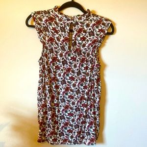 Sleeveless Floral Top